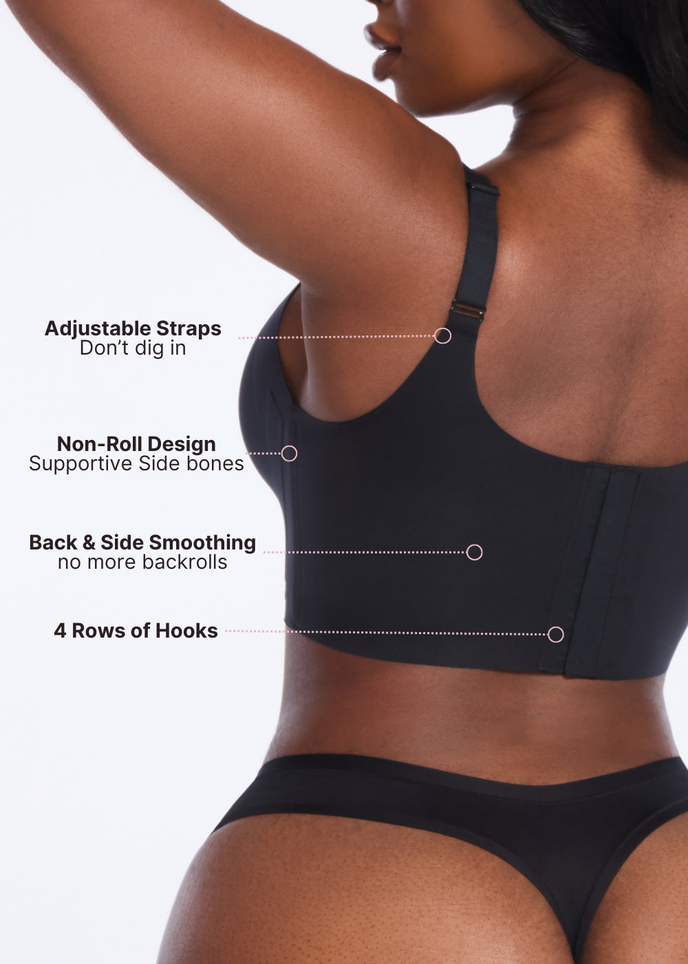 MagicEraser Wireless V-Neck Adjustable Bra