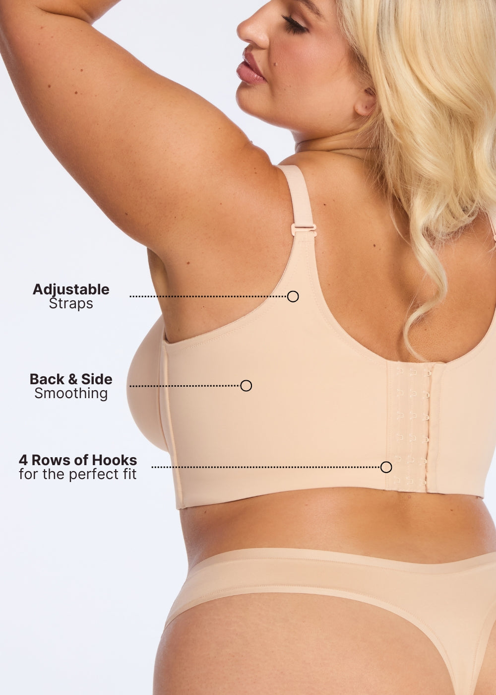 360Support Wireless Plunge Bra