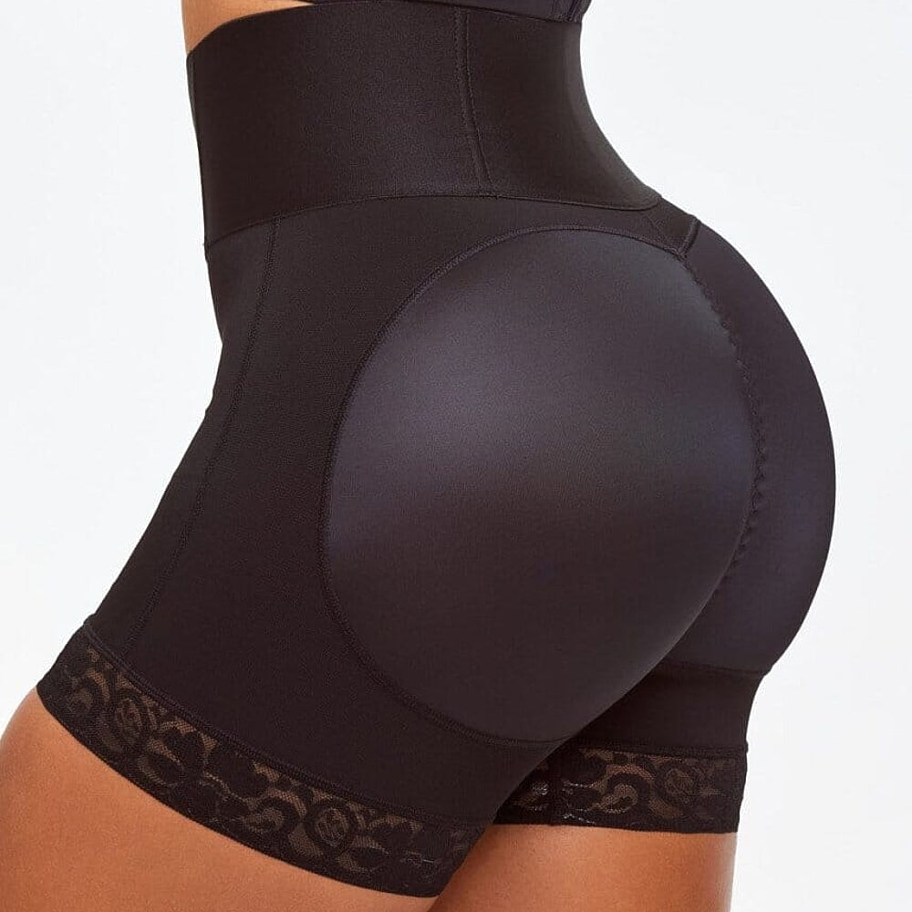 Fashion (Black)Women Hip Pads High Waist Trainer Shapewear Straps And Hooks  Waist Control Body Tummy Shaper Lifter Thigh Trimmer BEA