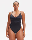 SatinSculpt Adjustable Strap Shaping Bodysuit - She's Waisted