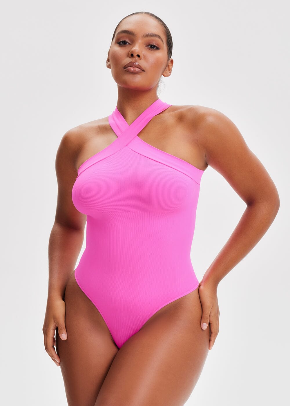 Cross hot sale over bodysuit