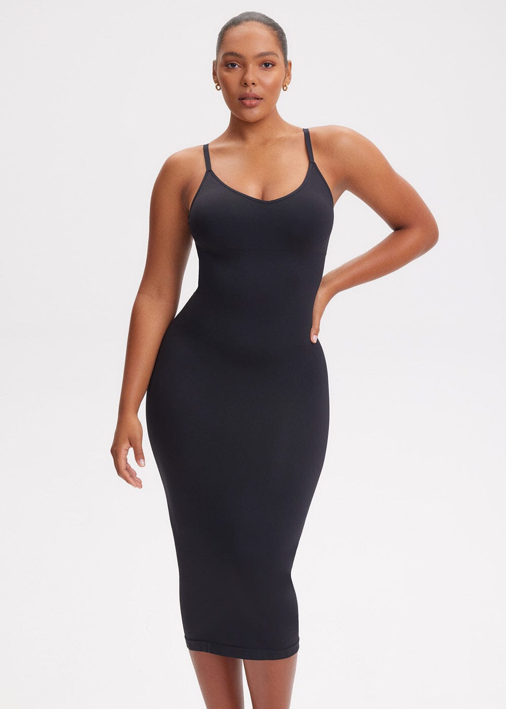 beautiful niihai black shapewear dress size xxs only - Depop