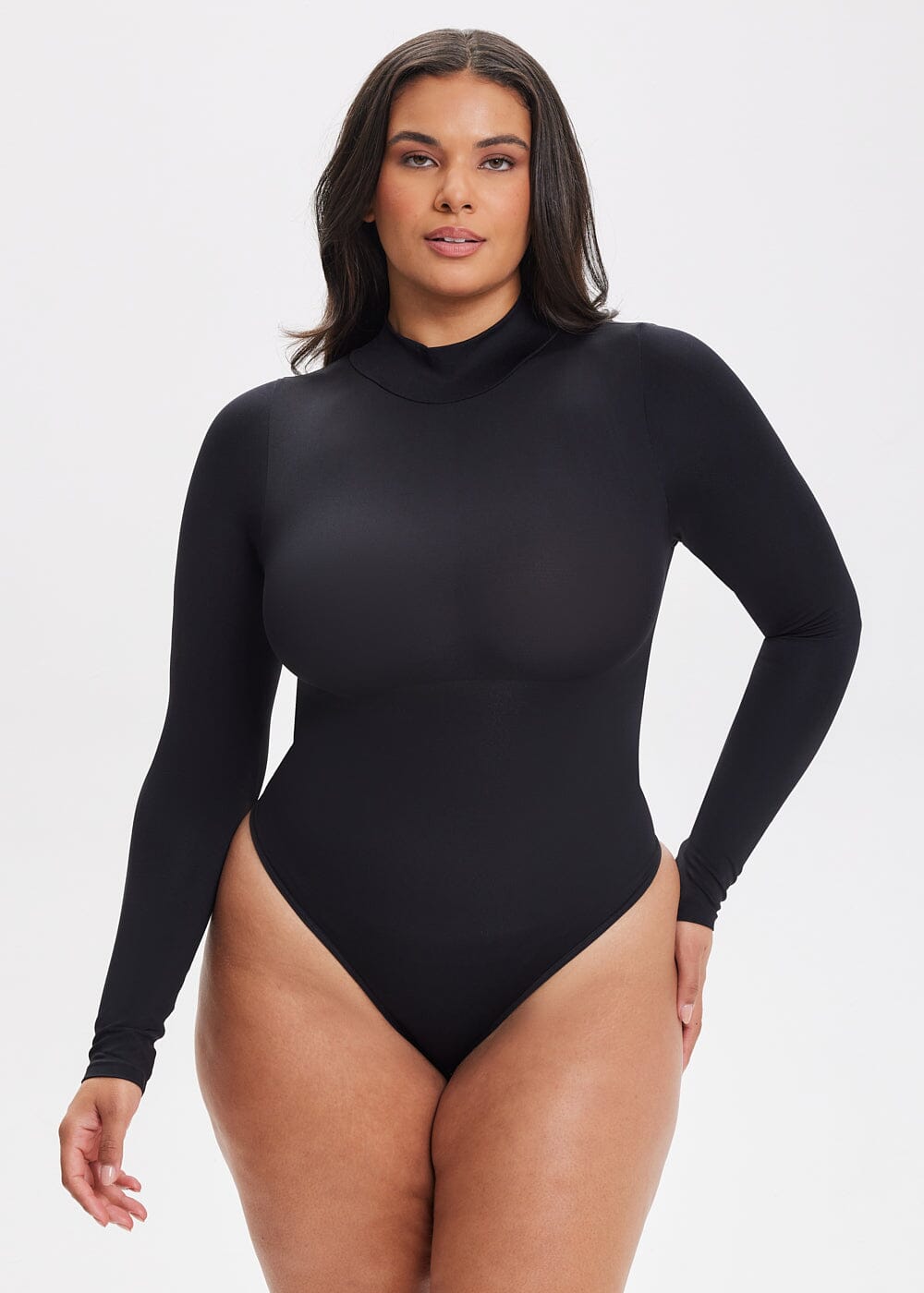 Turtleneck leotard 2024 plus size