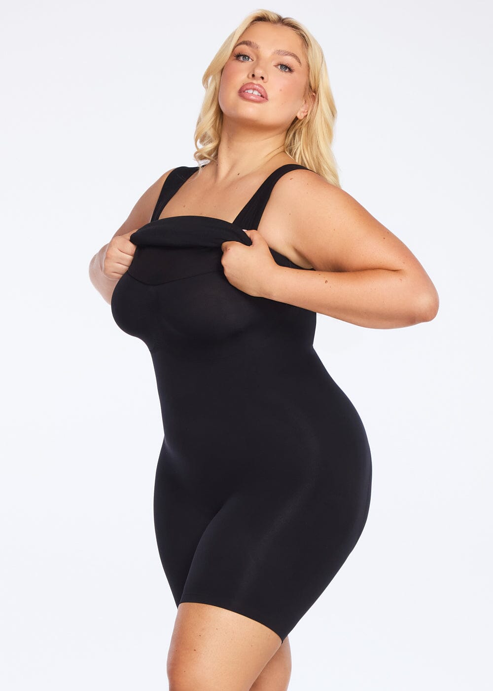 SecretSculpt Ribbed Tank Midi Dress