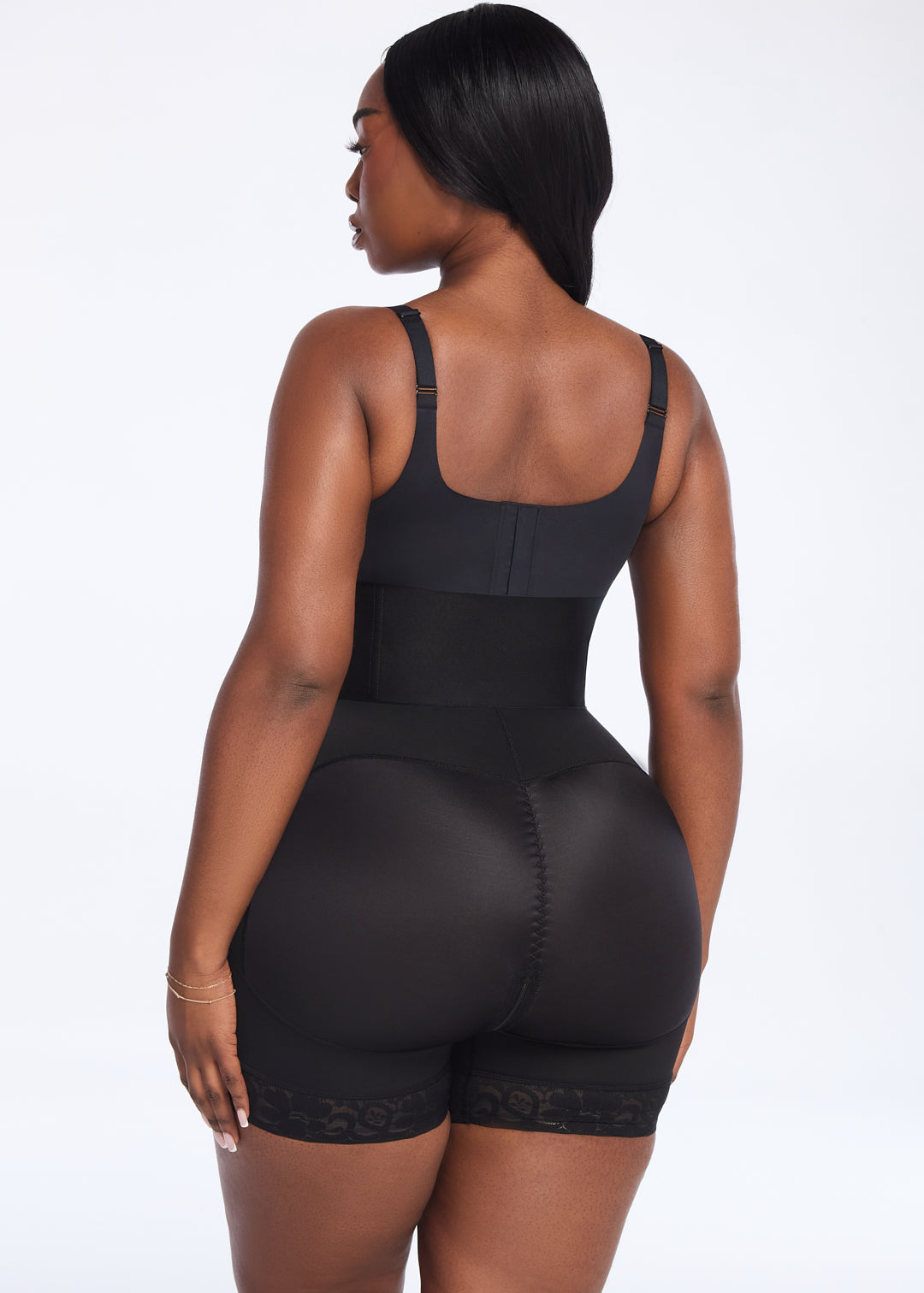 BootyBoosting High-Waist Zip Up BBL Shorts