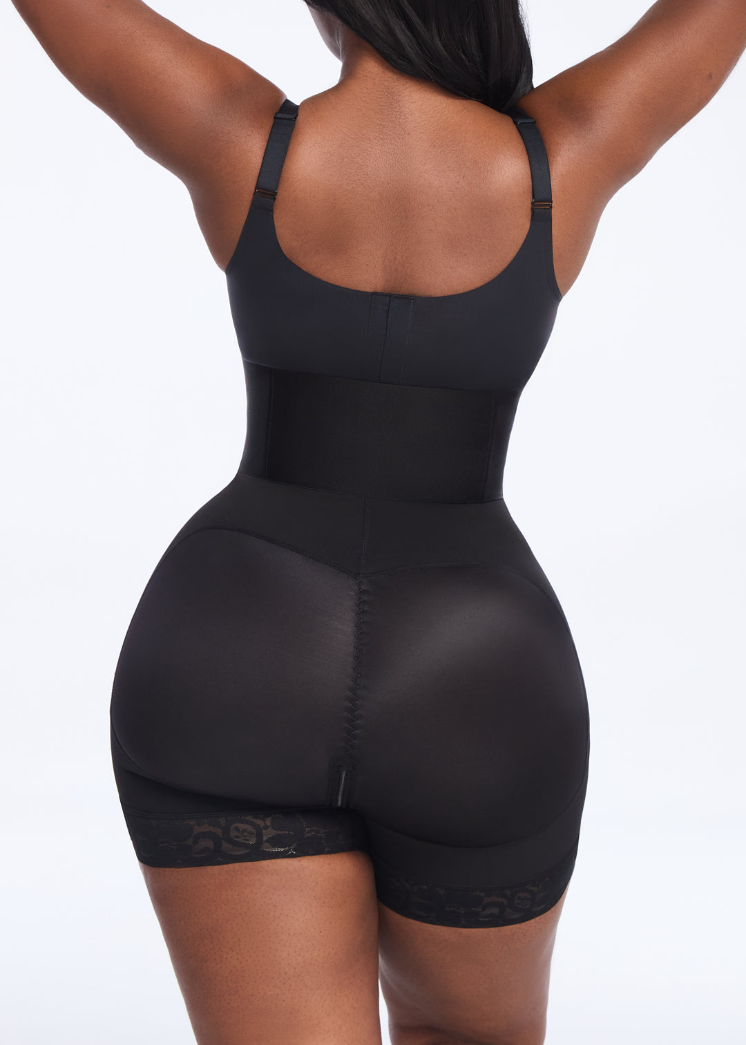 BootyBoosting High-Waist Zip Up BBL Shorts