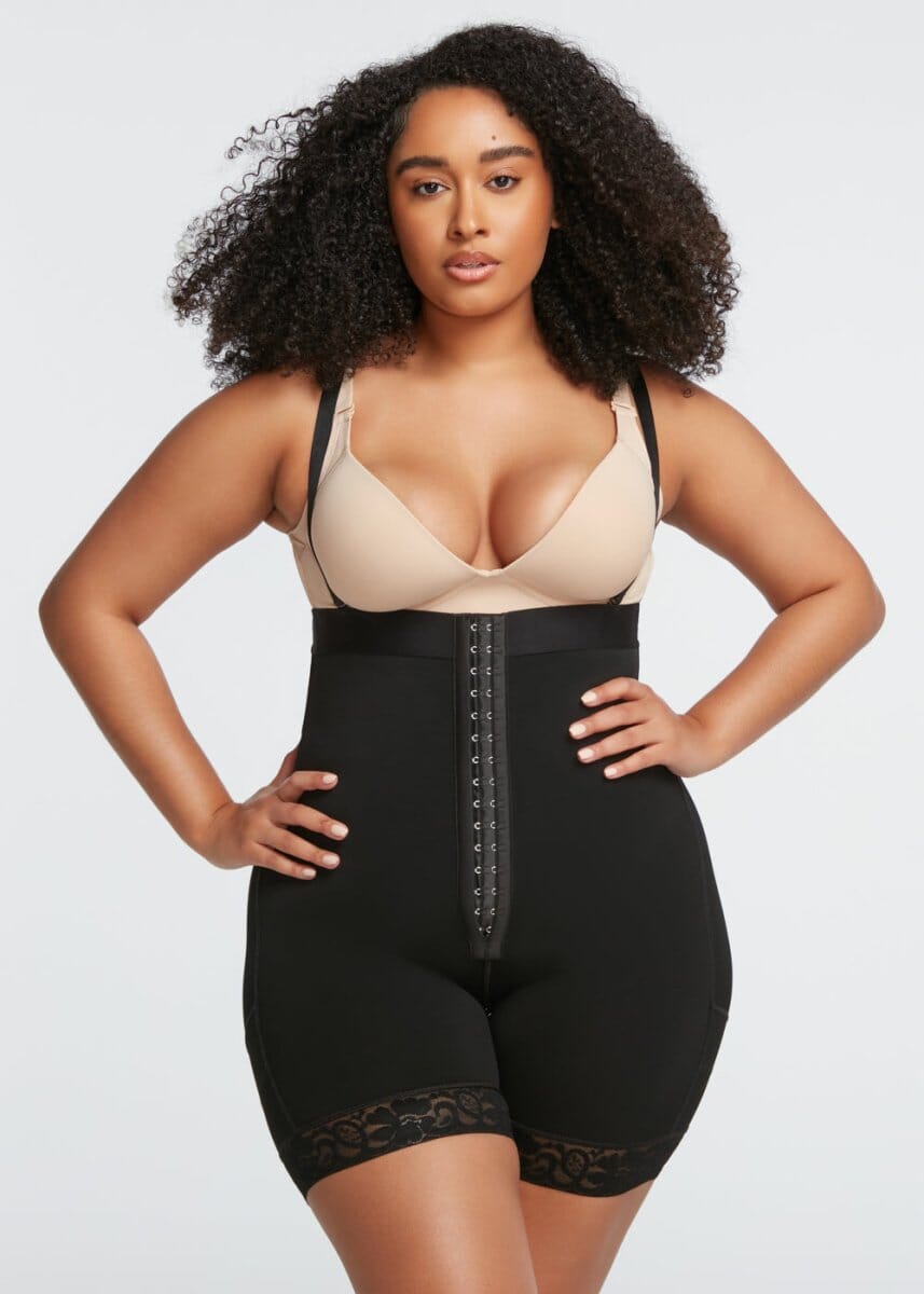 Fajas Colombianas. Seamless Panty Capri Shapewear Body Shaper For Women  Tummy Firm For Dress Beige at  Women's Clothing store