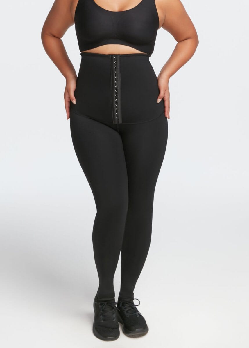 Buy Women Tummy Control Corset Leggings Waist Training Slim Push Up Body  Shaper Workout Pants with Adjustable Hooks Online at desertcartINDIA