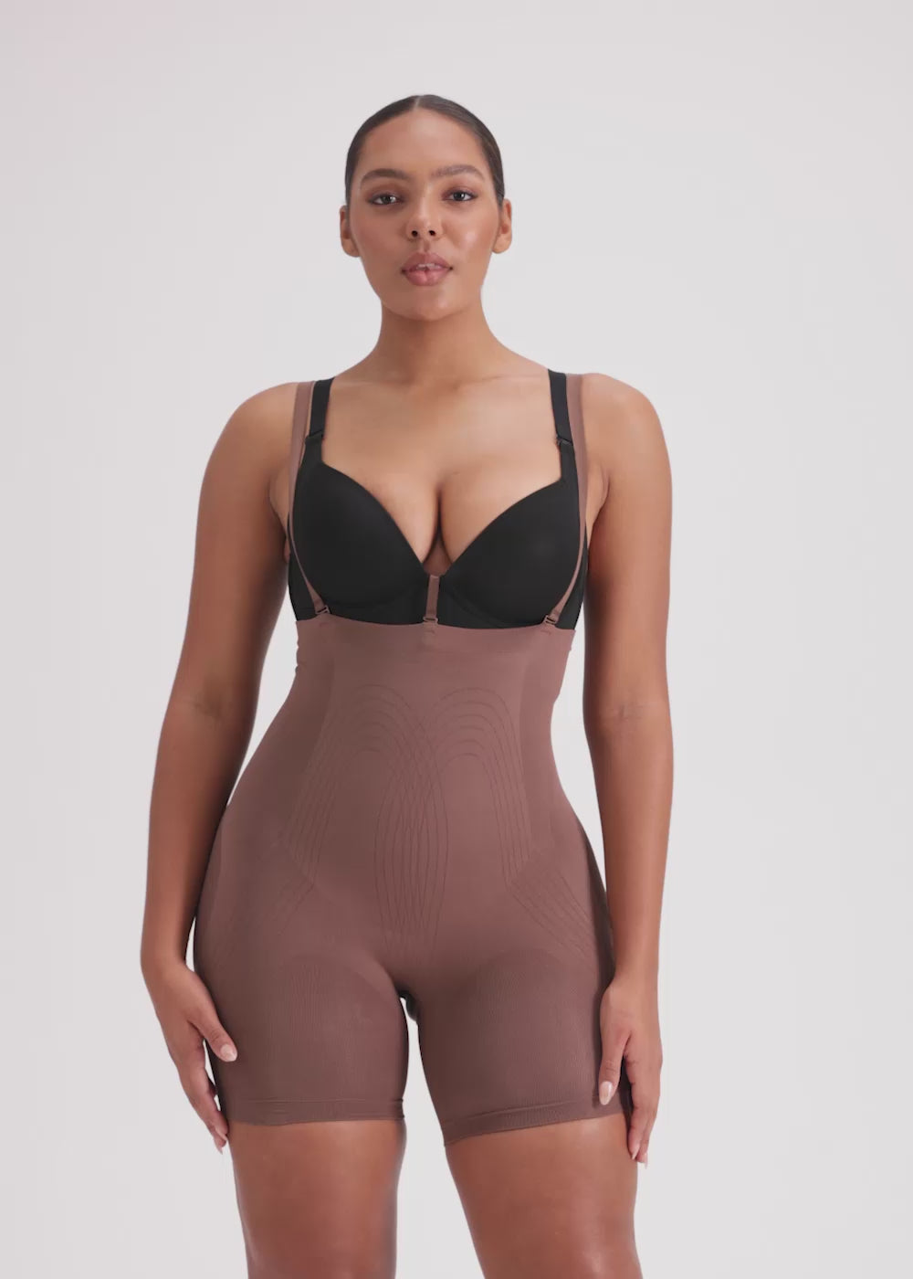Power Mesh Full Body Suit, Seamless under everything, this shaper features  a low back design, perfect for any dress ❤️ It shapes your booty with a  mesh breathable material and