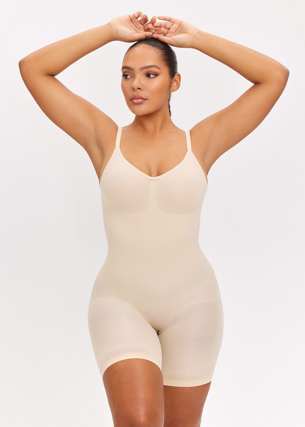 Buy Swee Seamless All Day Midwaist Thigh Shaper - Black at Rs.1070